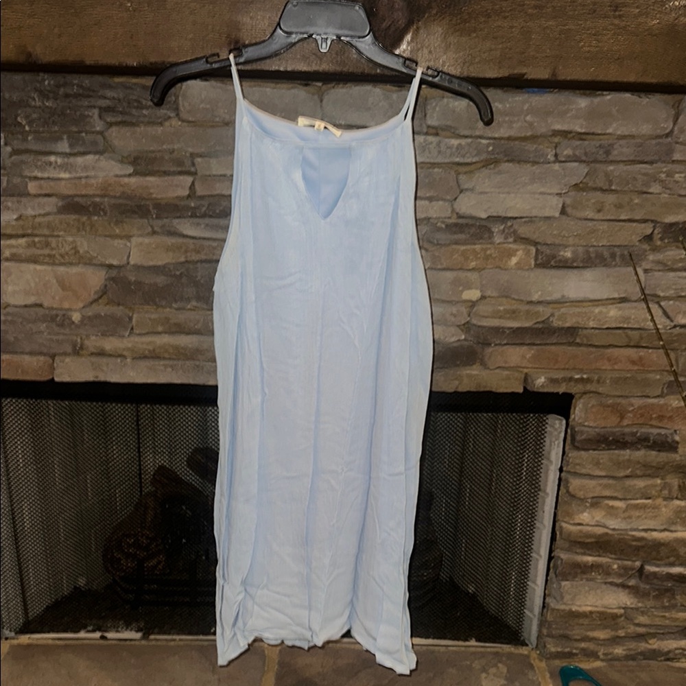 Copper Key Light Blue Sleeveless Dress